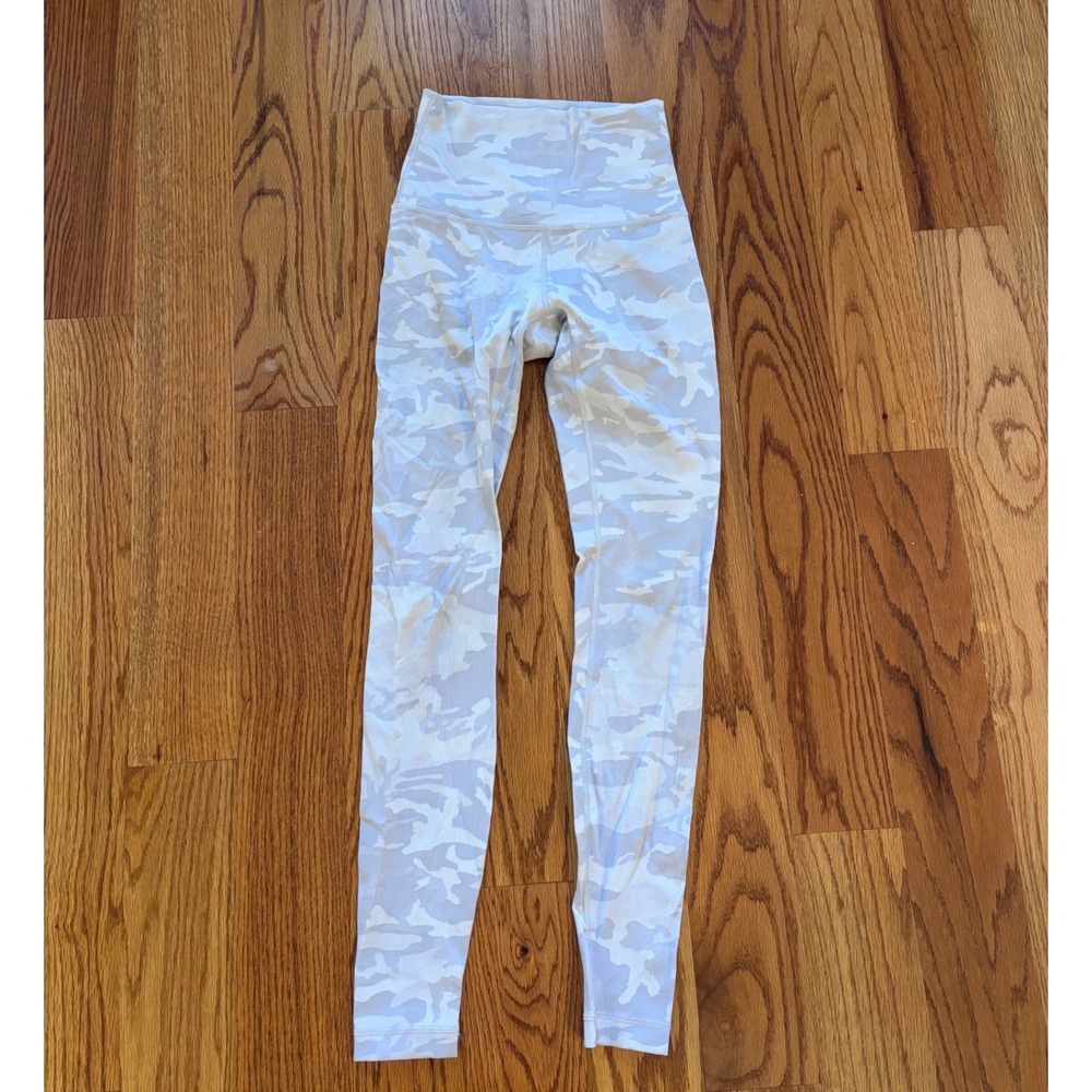 Lululemon Align High Rise Pant 28 Heritage 365 Camo Crisp Zephyr Multi‎ Grey 4 - Picture 2 of 6